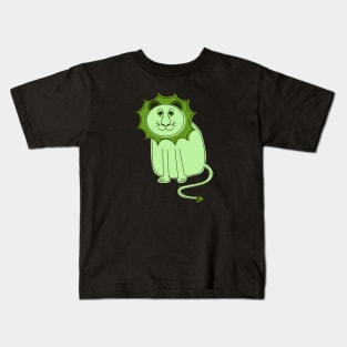 Friendly green lion - paper cut-out Kids T-Shirt